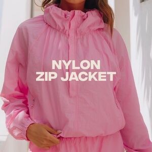 Daily Drills Nylon Zip Jacket & Super Bounce Short-blush